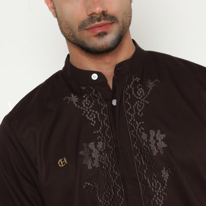Chanté - Shakil Men Shirt in Mahogany