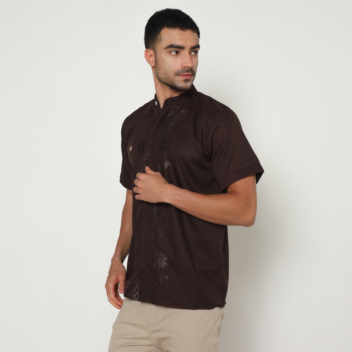 Chanté - Shakil Men Shirt in Mahogany