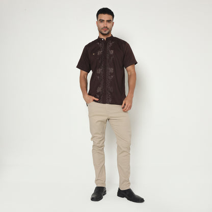 Chanté - Shakil Men Shirt in Mahogany