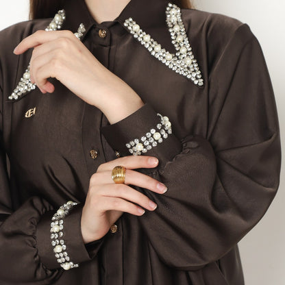 Chanté - Moira Shirt in Mahogany