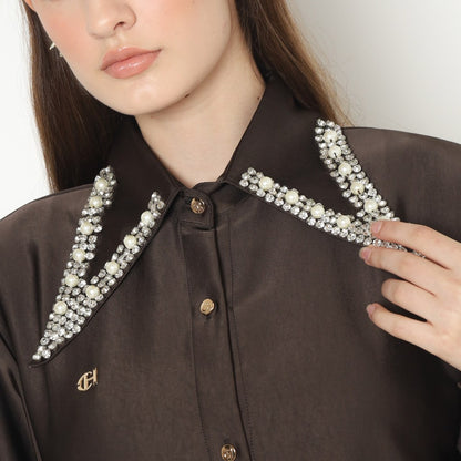 Chanté - Moira Shirt in Mahogany