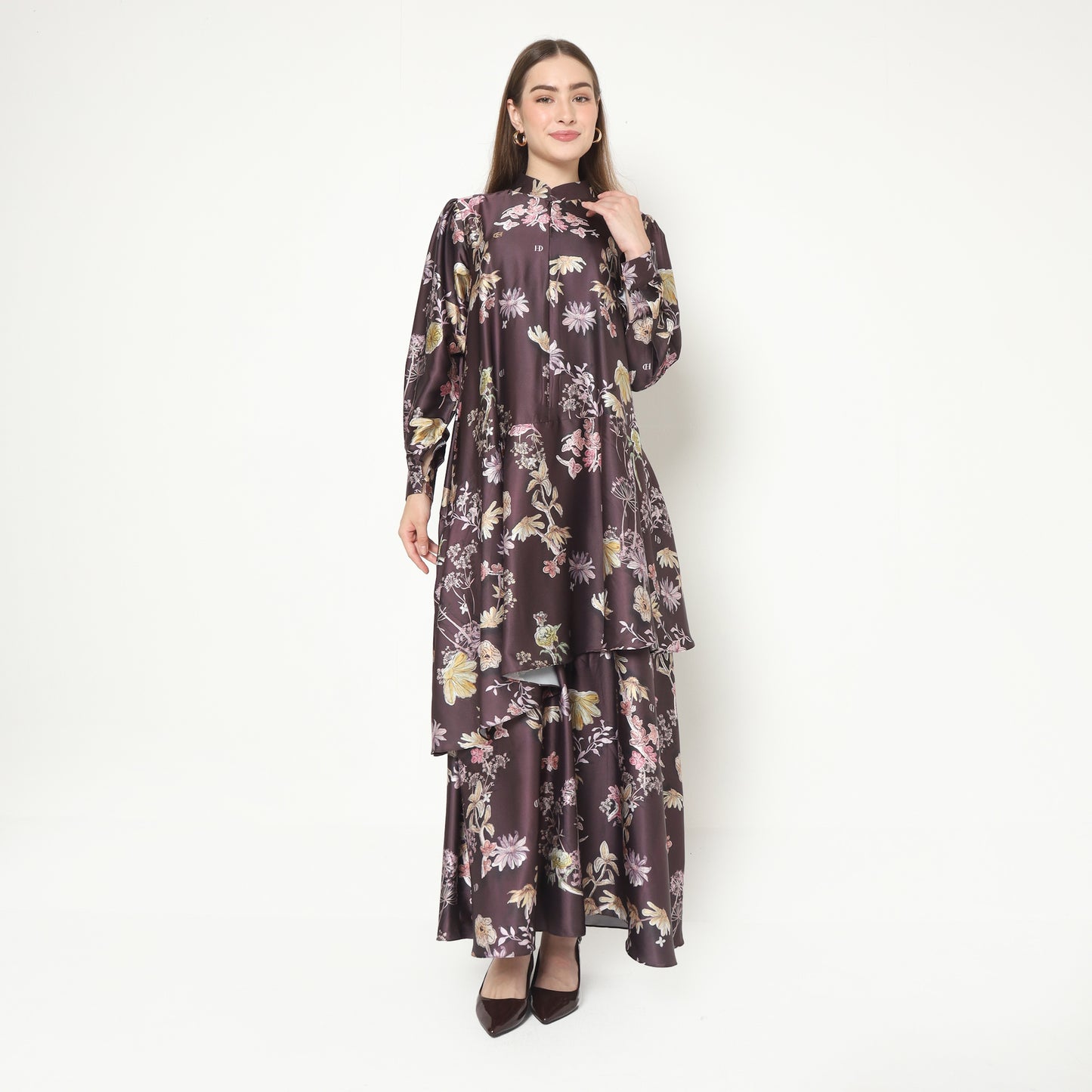 Chanté - Sabina Dress in Mahogany