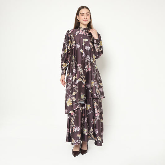 Chanté - Sabina Dress in Mahogany