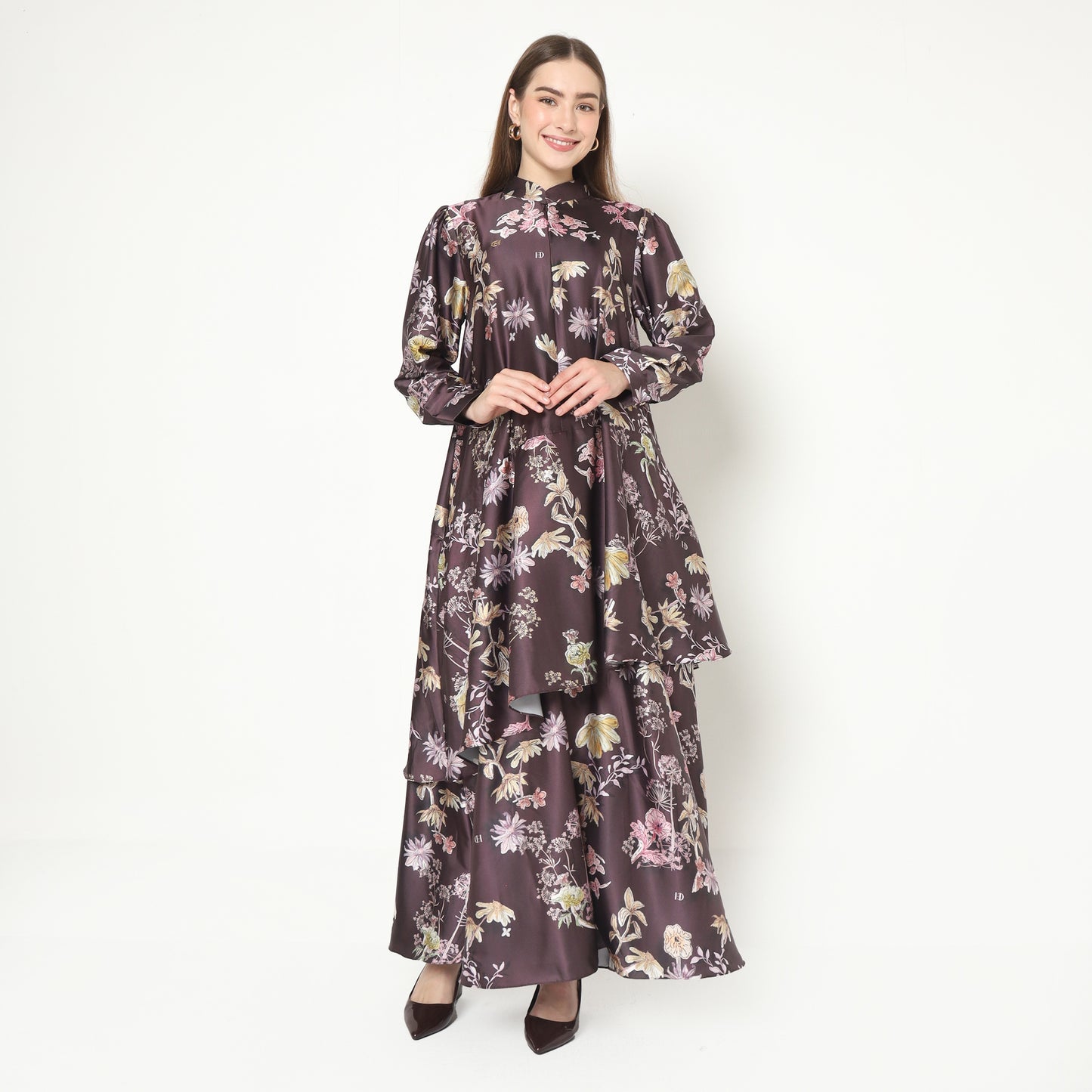 Chanté - Sabina Dress in Mahogany