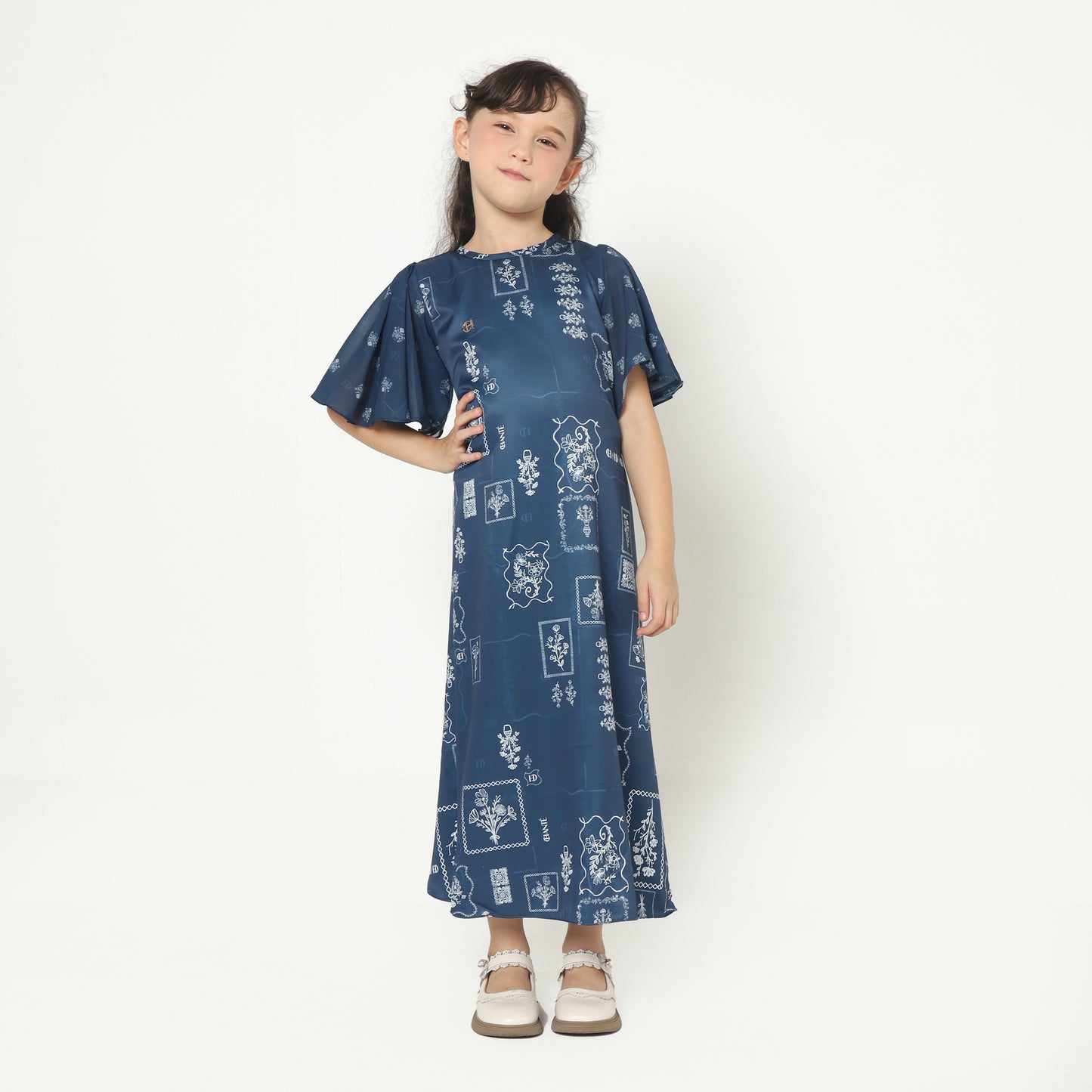 Chanté - Jafina Girl Dress in Sapphire Blue