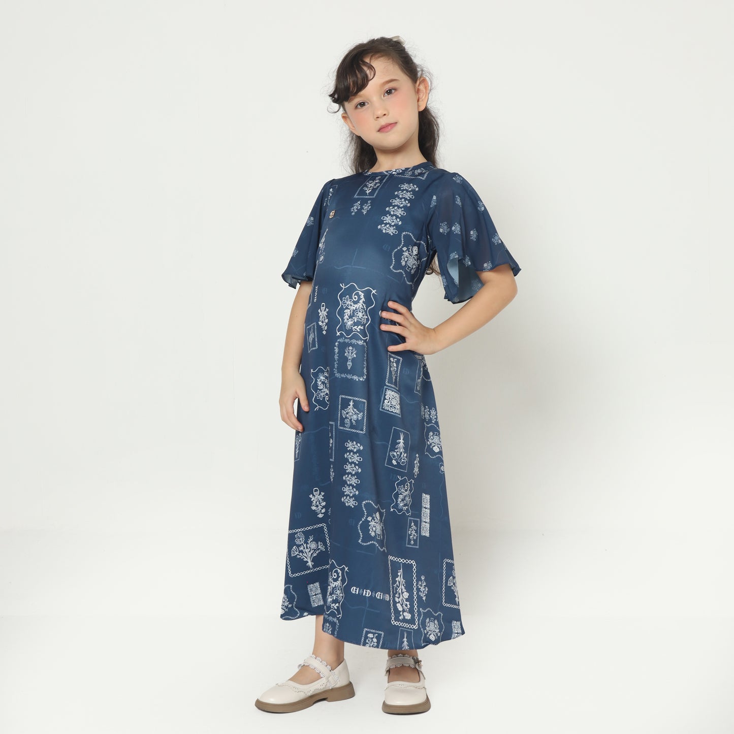 Chanté - Jafina Girl Dress in Sapphire Blue