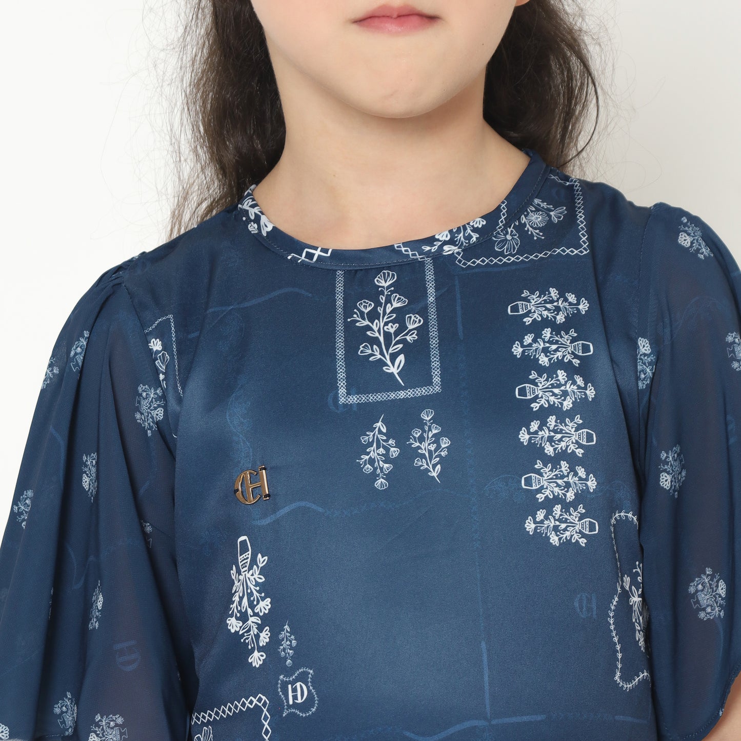 Chanté - Jafina Girl Dress in Sapphire Blue