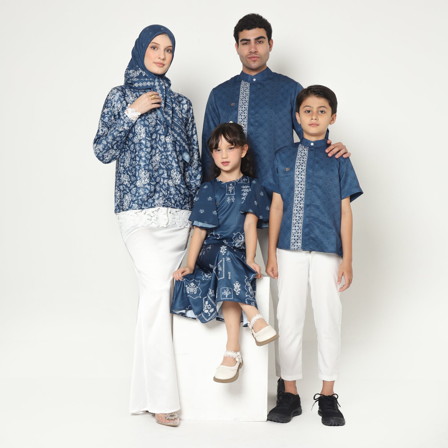 Chanté - Jafina Girl Dress in Sapphire Blue