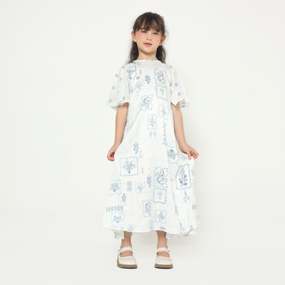 Chanté - Jafina Girl Dress in Pearl White