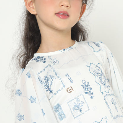 Chanté - Jafina Girl Dress in Pearl White