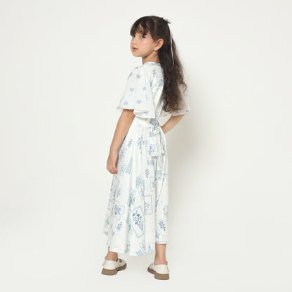 Chanté - Jafina Girl Dress in Pearl White