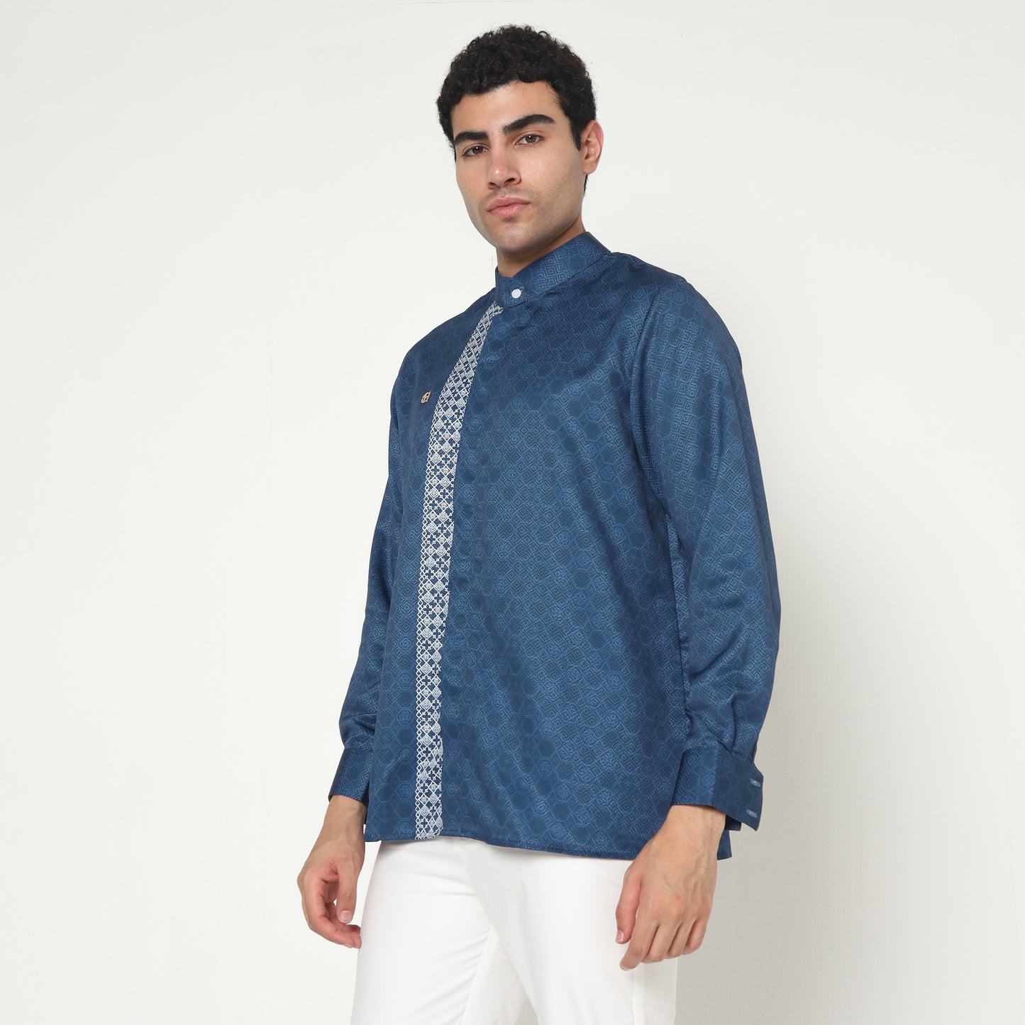 Chanté - Jahiz Men Shirt in Sapphire Blue