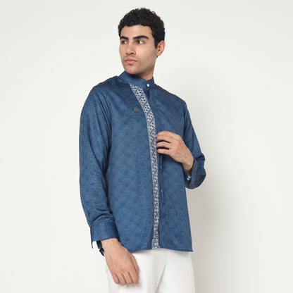 Chanté - Jahiz Men Shirt in Sapphire Blue