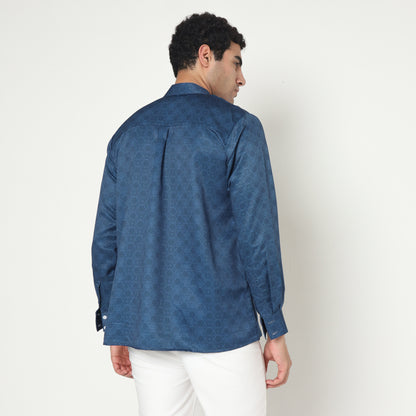 Chanté - Jahiz Men Shirt in Sapphire Blue