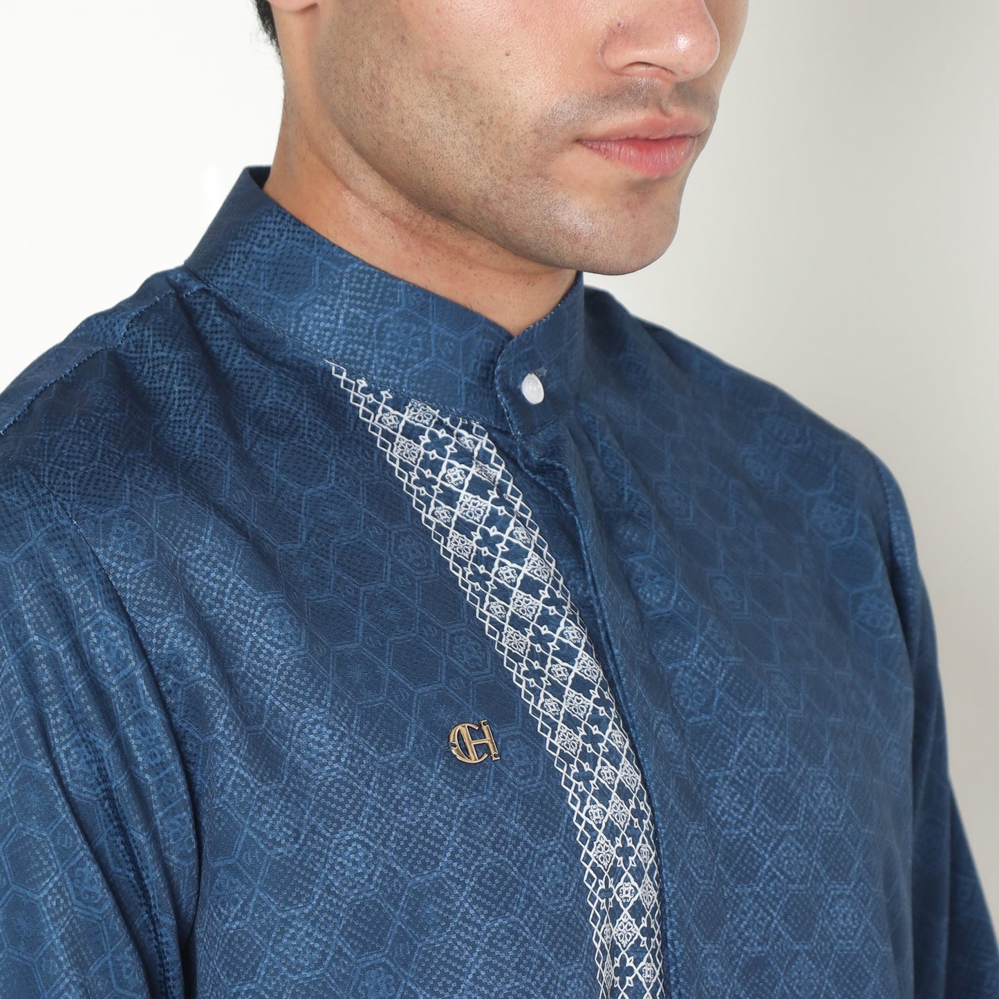 Chanté - Jahiz Men Shirt in Sapphire Blue