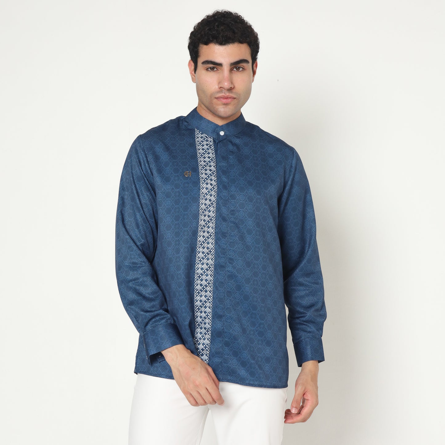 Chanté - Jahiz Men Shirt in Sapphire Blue