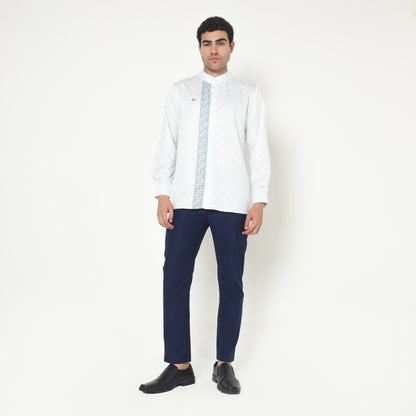Chanté - Jahiz Men Shirt in Pearl White