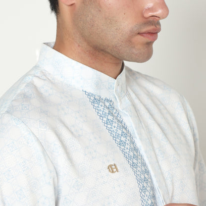 Chanté - Jahiz Men Shirt in Pearl White