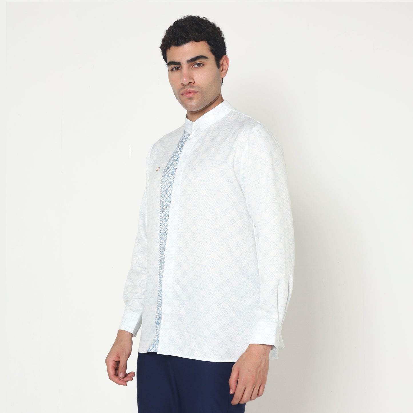 Chanté - Jahiz Men Shirt in Pearl White
