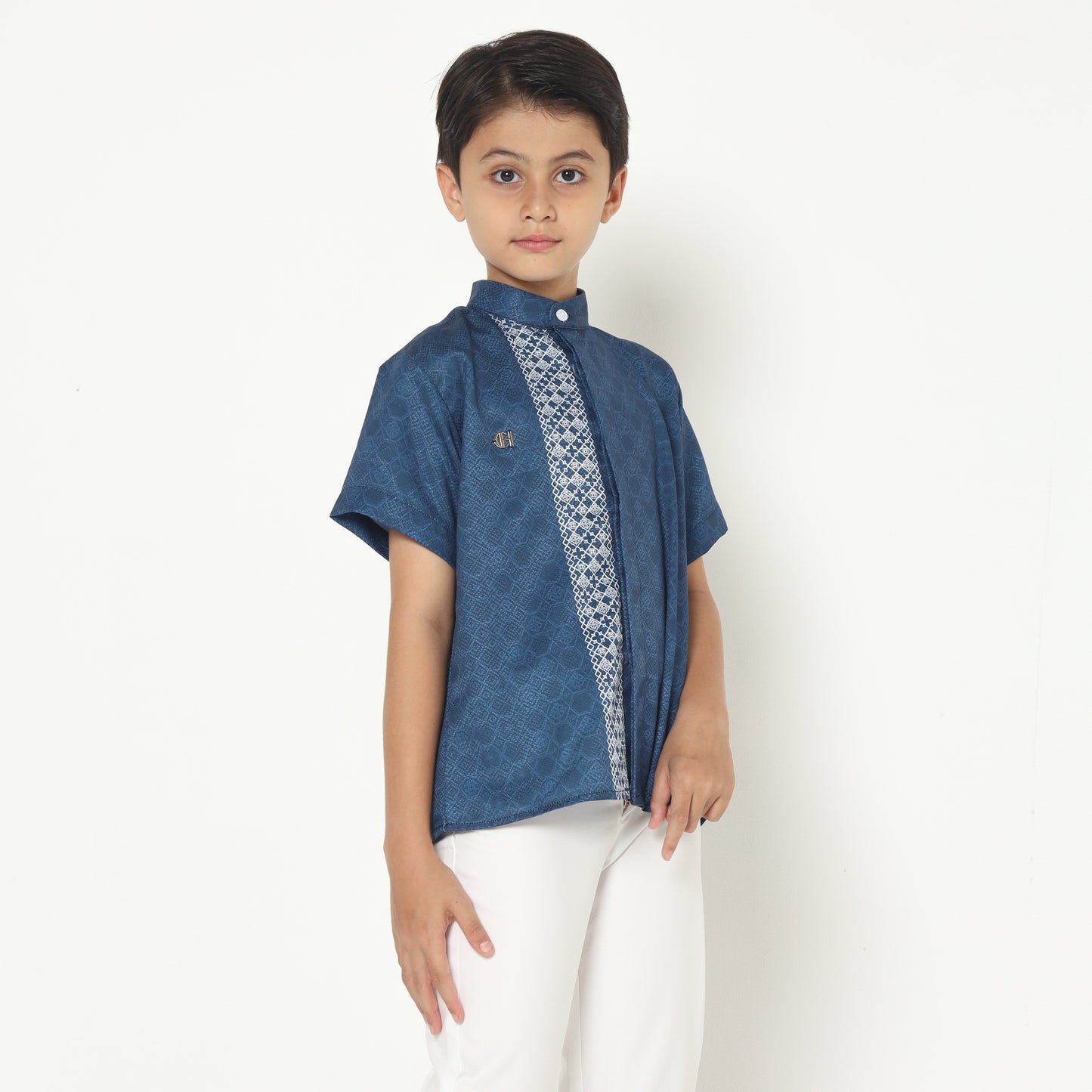 Chanté - Javed Boy Shirt in Sapphire Blue