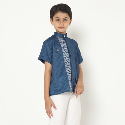 Chanté - Javed Boy Shirt in Sapphire Blue