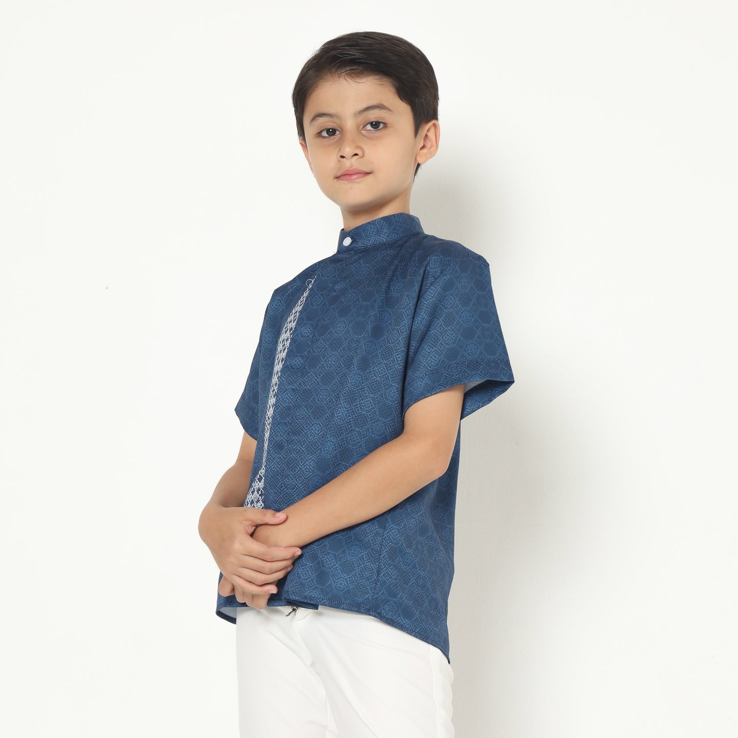 Chanté - Javed Boy Shirt in Sapphire Blue