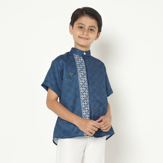Chanté - Javed Boy Shirt in Sapphire Blue