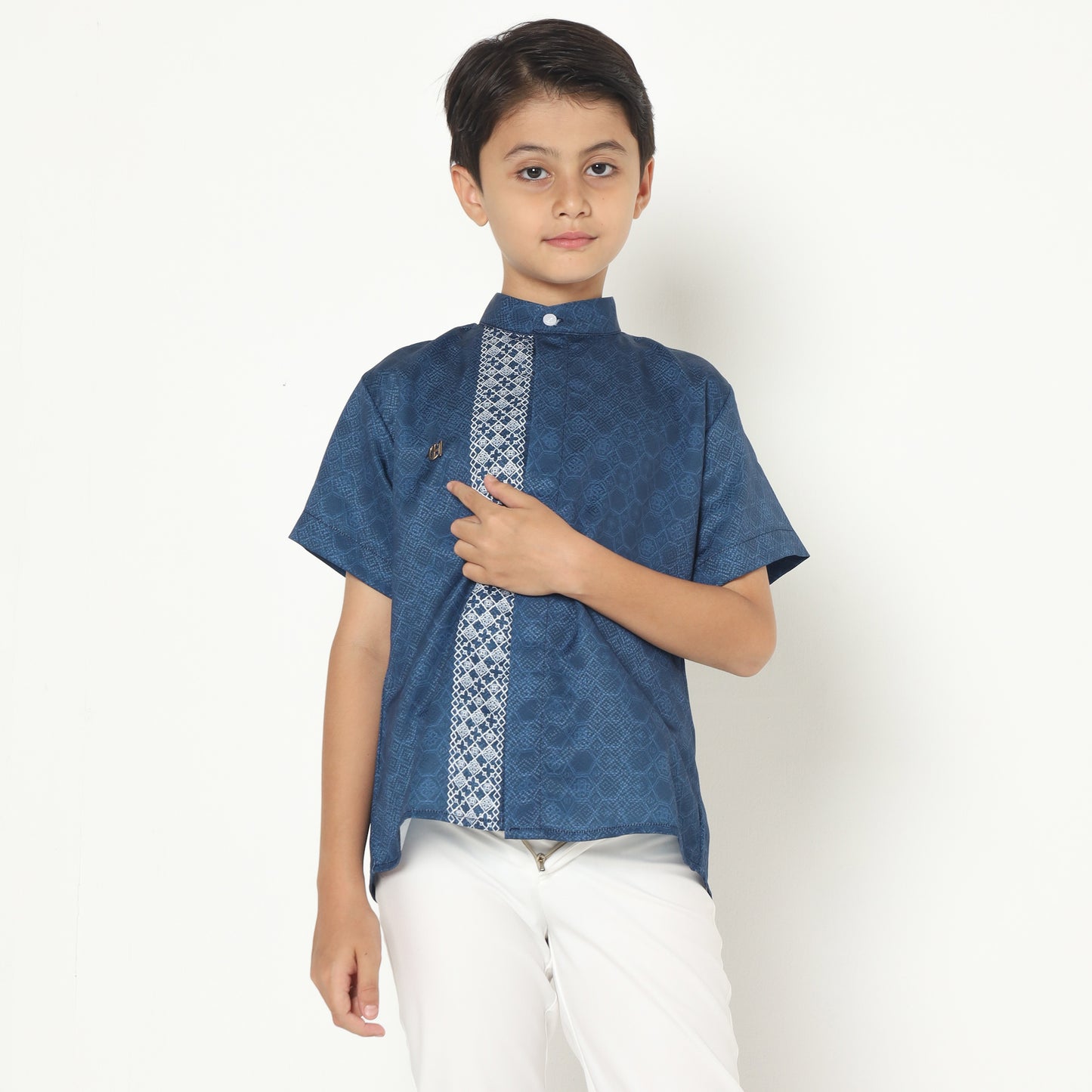 Chanté - Javed Boy Shirt in Sapphire Blue