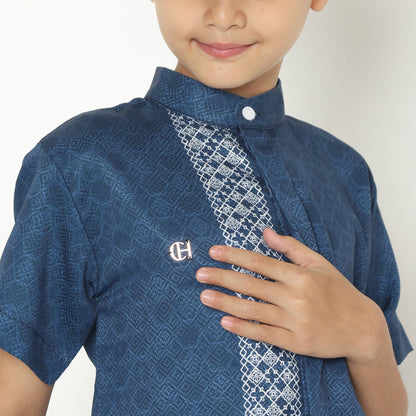 Chanté - Javed Boy Shirt in Sapphire Blue