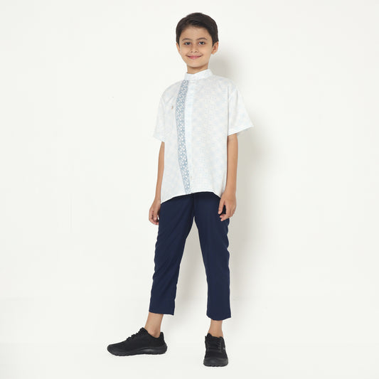 Chanté - Javed Boy Shirt in Pearl White