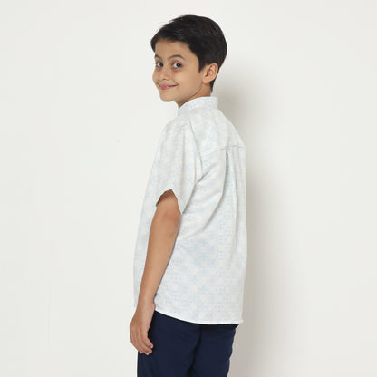 Chanté - Javed Boy Shirt in Pearl White