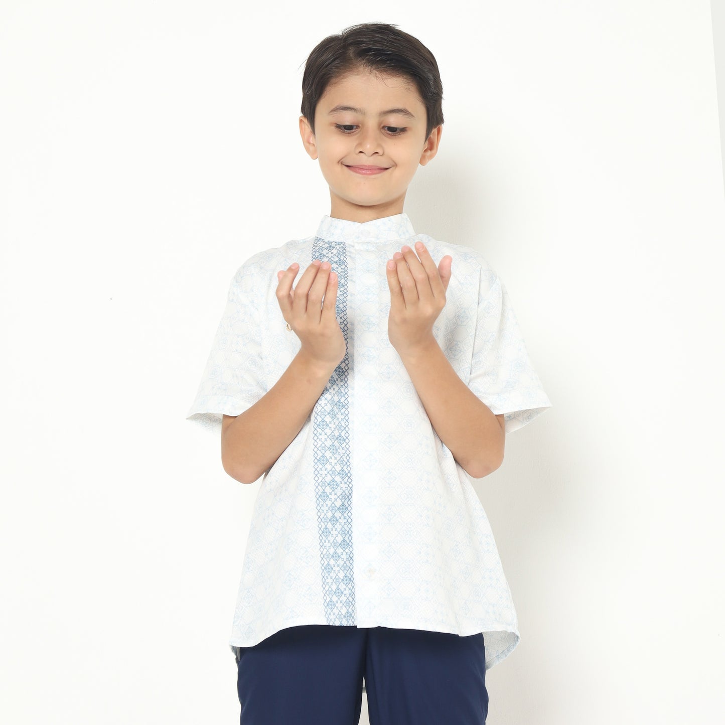 Chanté - Javed Boy Shirt in Pearl White