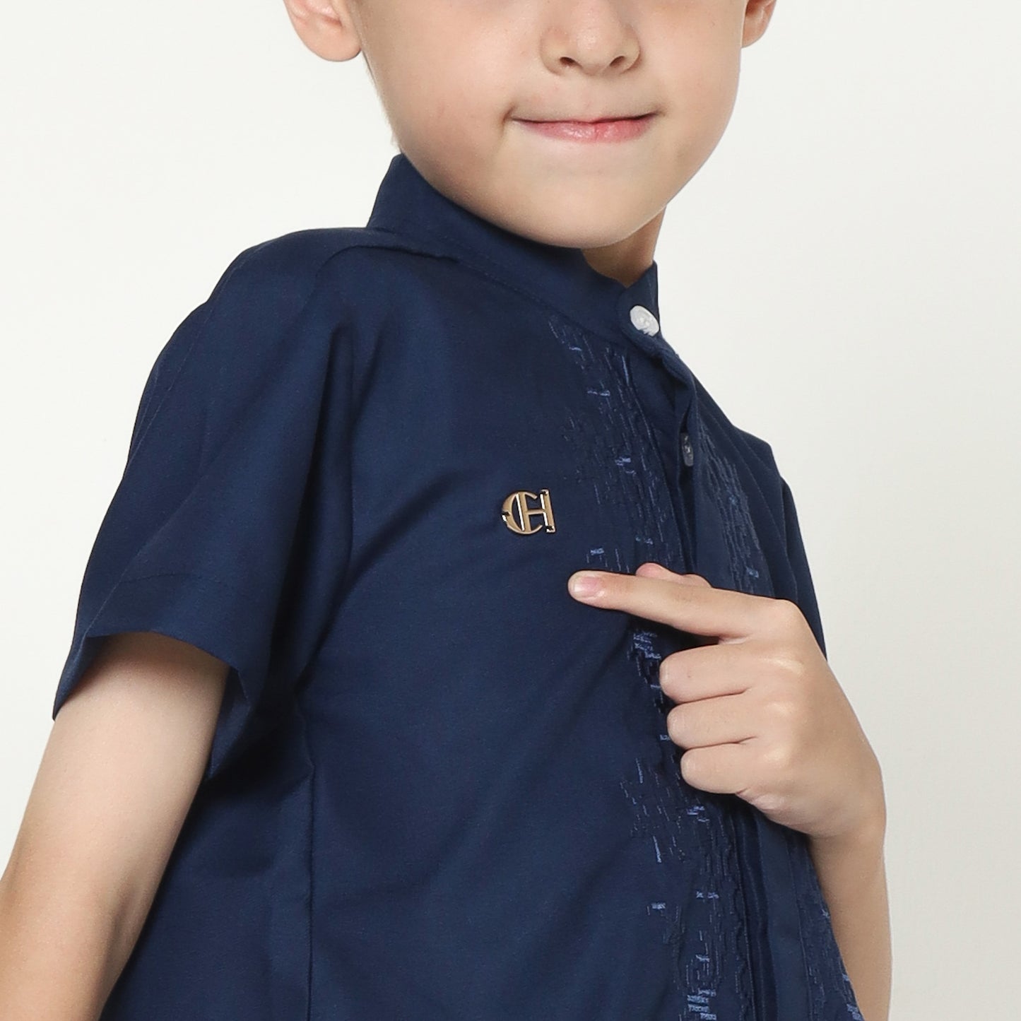 Chanté - Sakha Boy Shirt in Navy